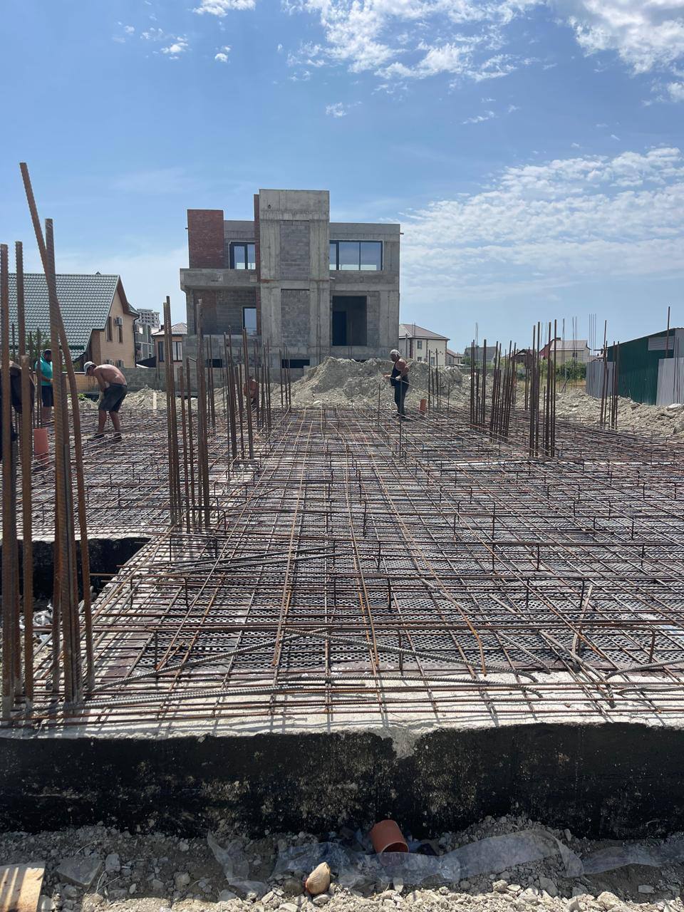 Заливка бетона